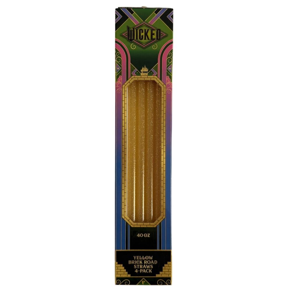 Stanley x Wicked Yellow Brick Road 4pcs Straw Set NEW